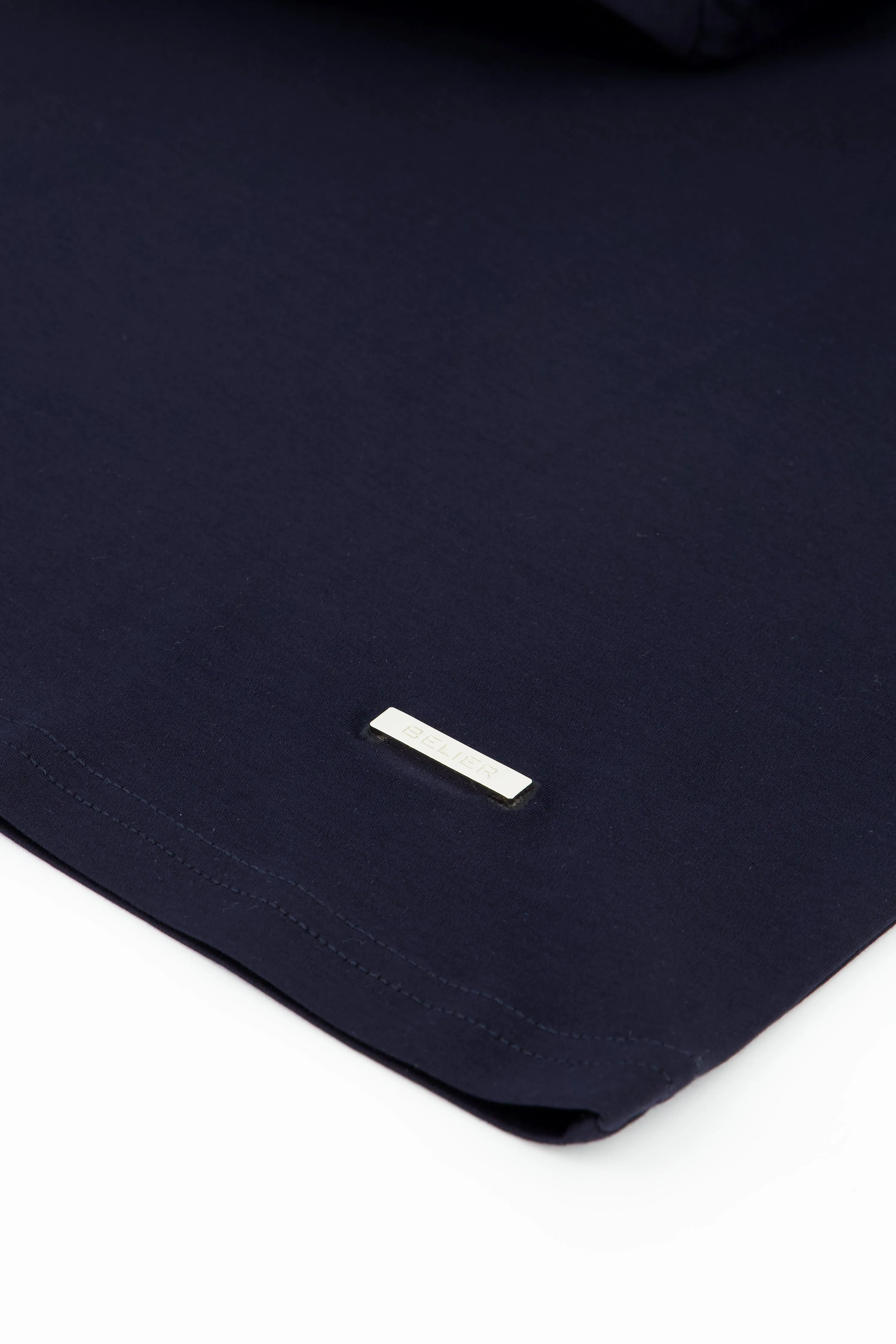 Men's Belier Navy Mercerised T Shirt