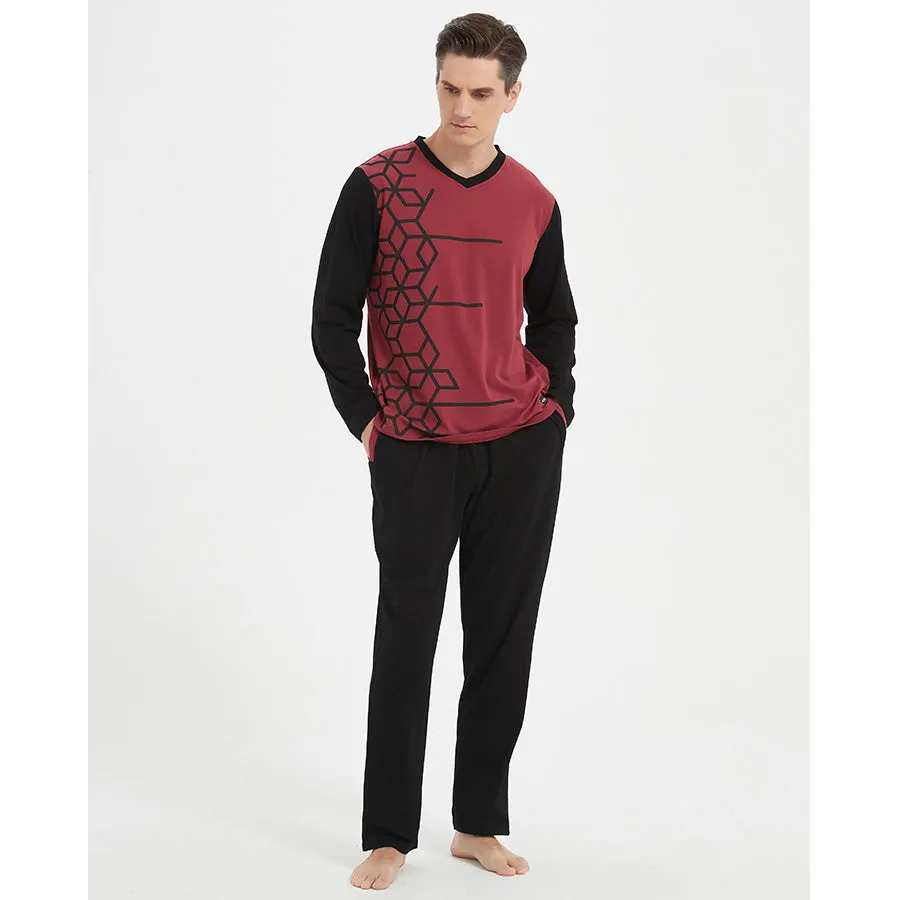 Mens Ven Dave Knit Pajamas #12