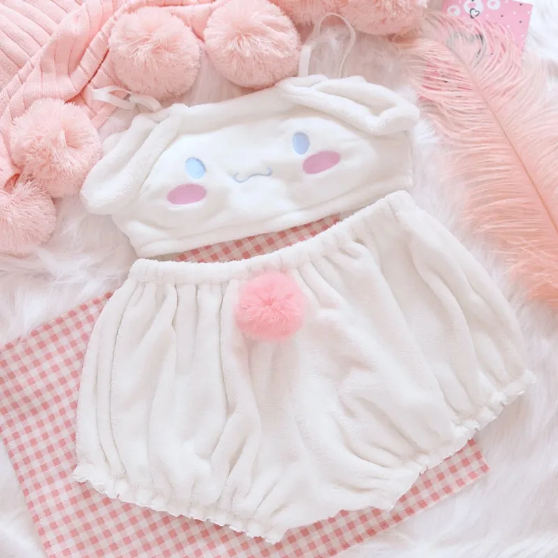 My Melody Cinnamoroll Pajama Two Piece Set