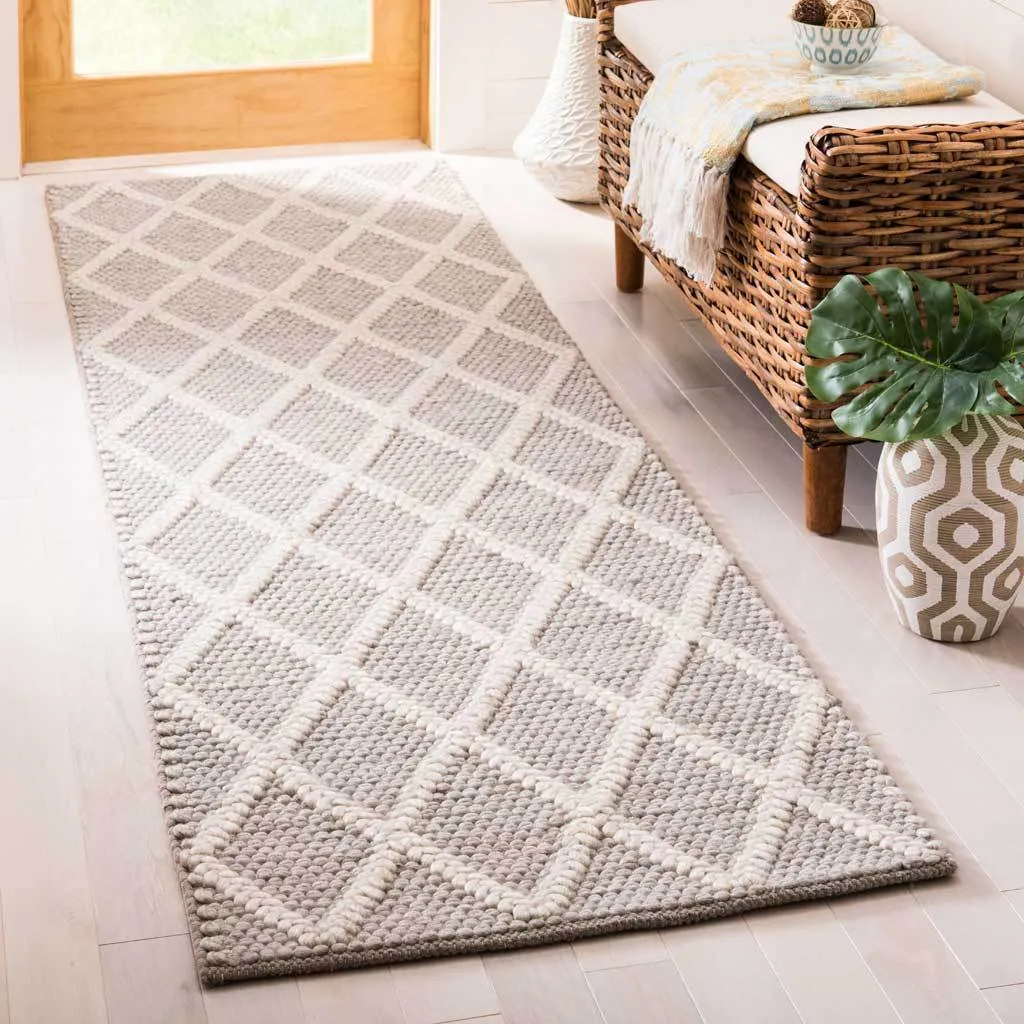 Natura Diamond Gray Runner Rug