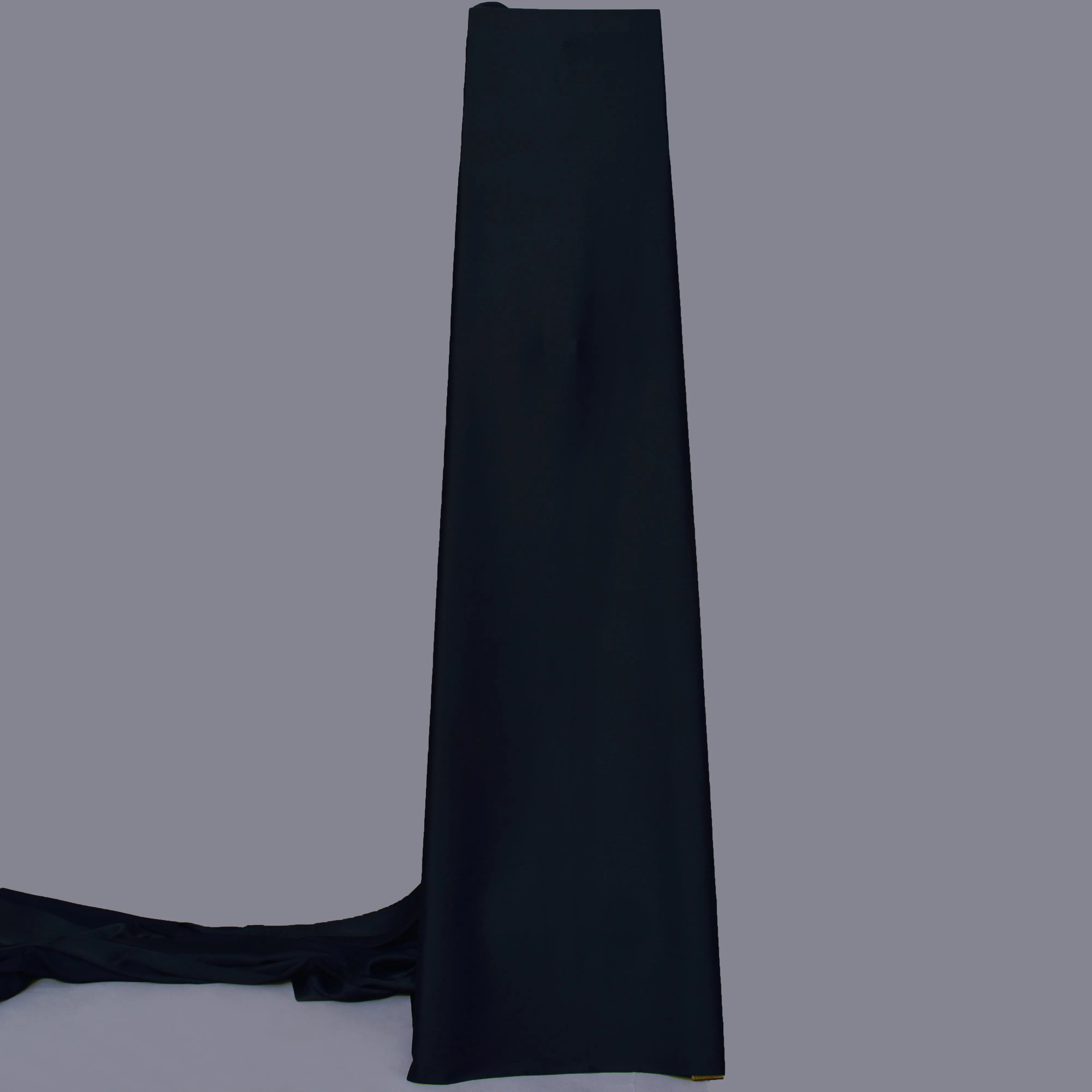 Navy Blue Color Armani Satin Fabric