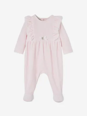 Paz Rodriguez Baby Girls Frilly Babygrow in Pink