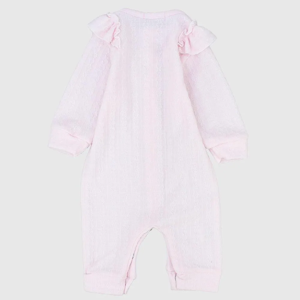 Plain Long-Sleeved Footless Onesie
