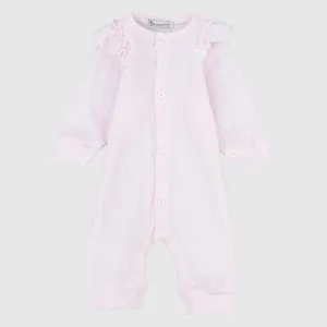 Plain Long-Sleeved Footless Onesie