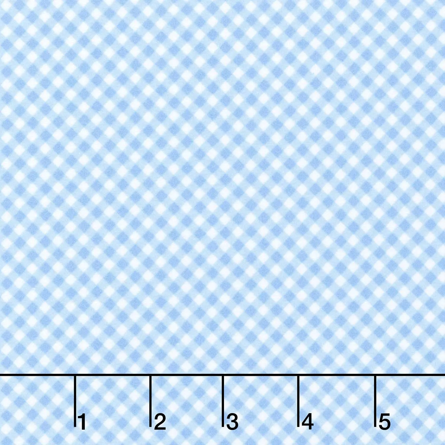 Playtime Flannel - Bias Gingham Blue Yardage