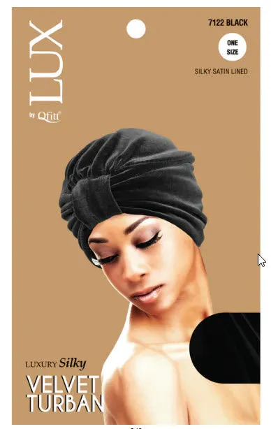 Satin Lined Velvet Turban