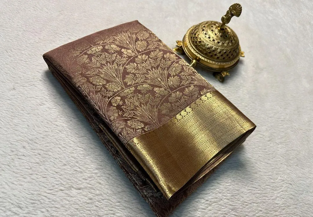 Shop the Elegance: Pure Brocade Mysore Silk Saree Collection