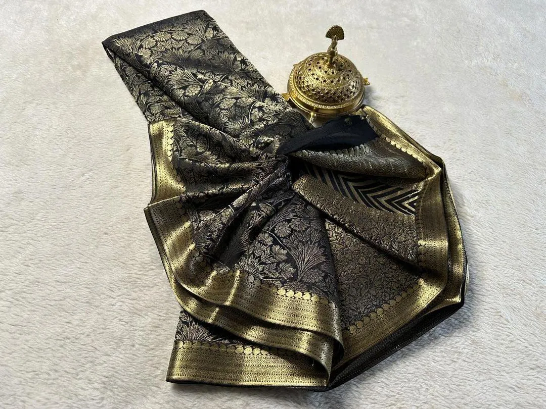 Shop the Elegance: Pure Brocade Mysore Silk Saree Collection
