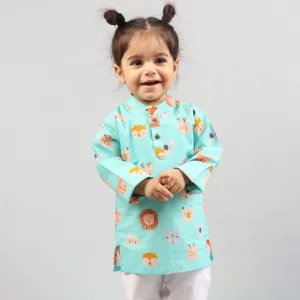 Shy Animals Kurta Set