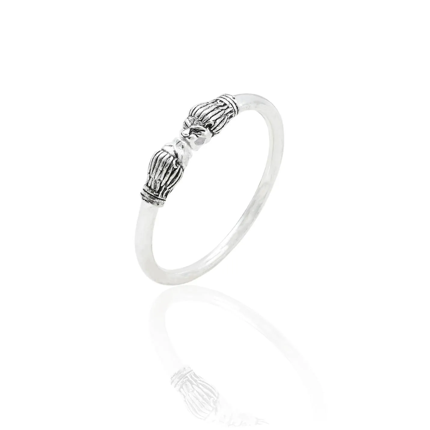 Silver Lions Design Boys Kada