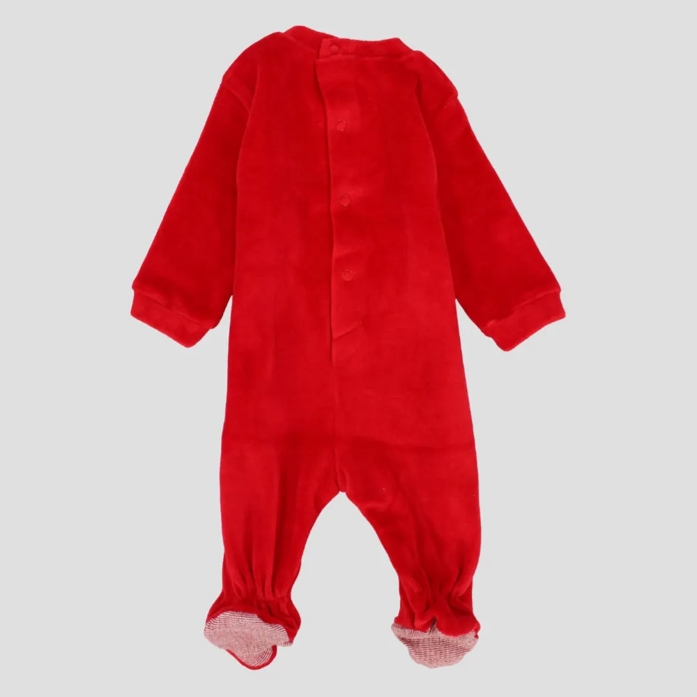 Singing Bird Long-Sleeved Baby Footie
