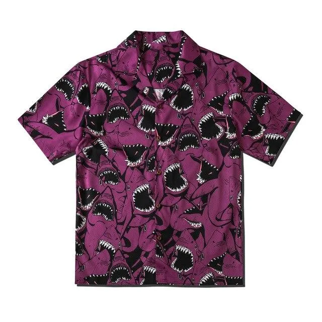 Summer Hawaii Beach Shirts Harajuku Streetwear Summer Blouse