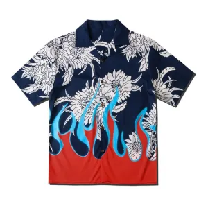 Summer Hawaii Beach Shirts Harajuku Streetwear Summer Blouse