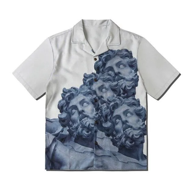 Summer Hawaii Beach Shirts Harajuku Streetwear Summer Blouse
