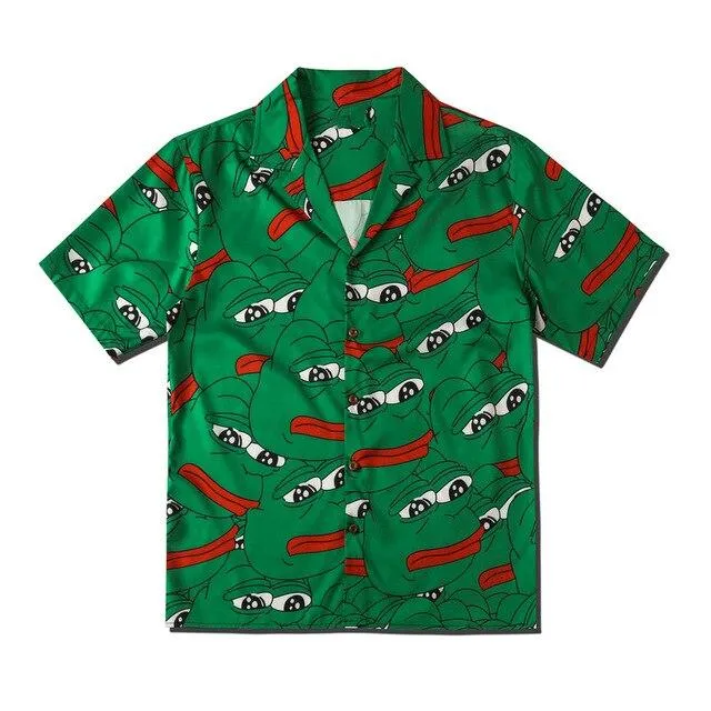 Summer Hawaii Beach Shirts Harajuku Streetwear Summer Blouse