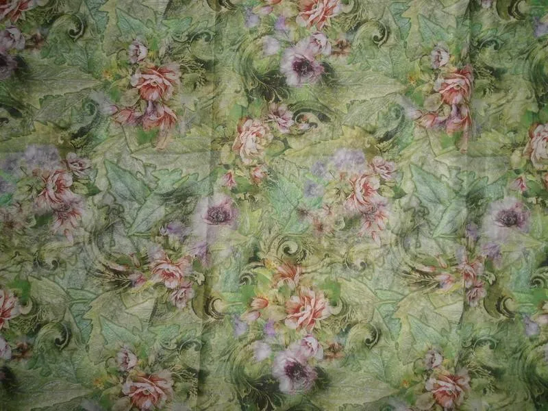 superfine cotton lawn fabric 44&quot; wide digital floral design