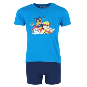 Textiel Trade Boy's Paw Patrol Short Sleeve and Shorts Pajama Set
