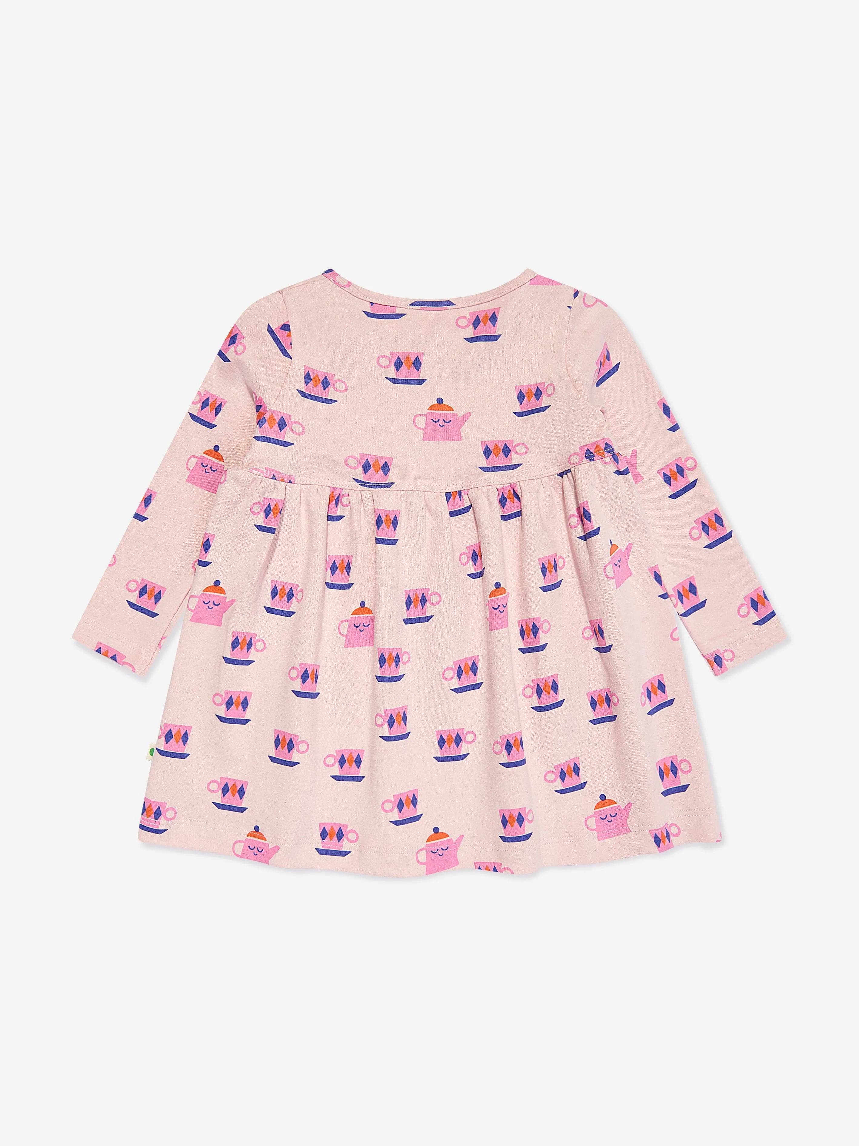 The Bonnie Mob Girls Briar Tea Time Dress in Pink