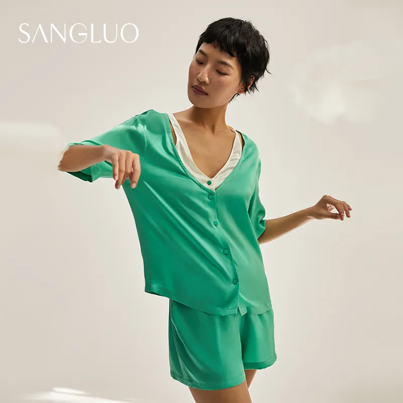 To Summer Silk Pajamas Set