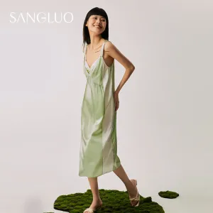 To Summer Slip Silk Dress