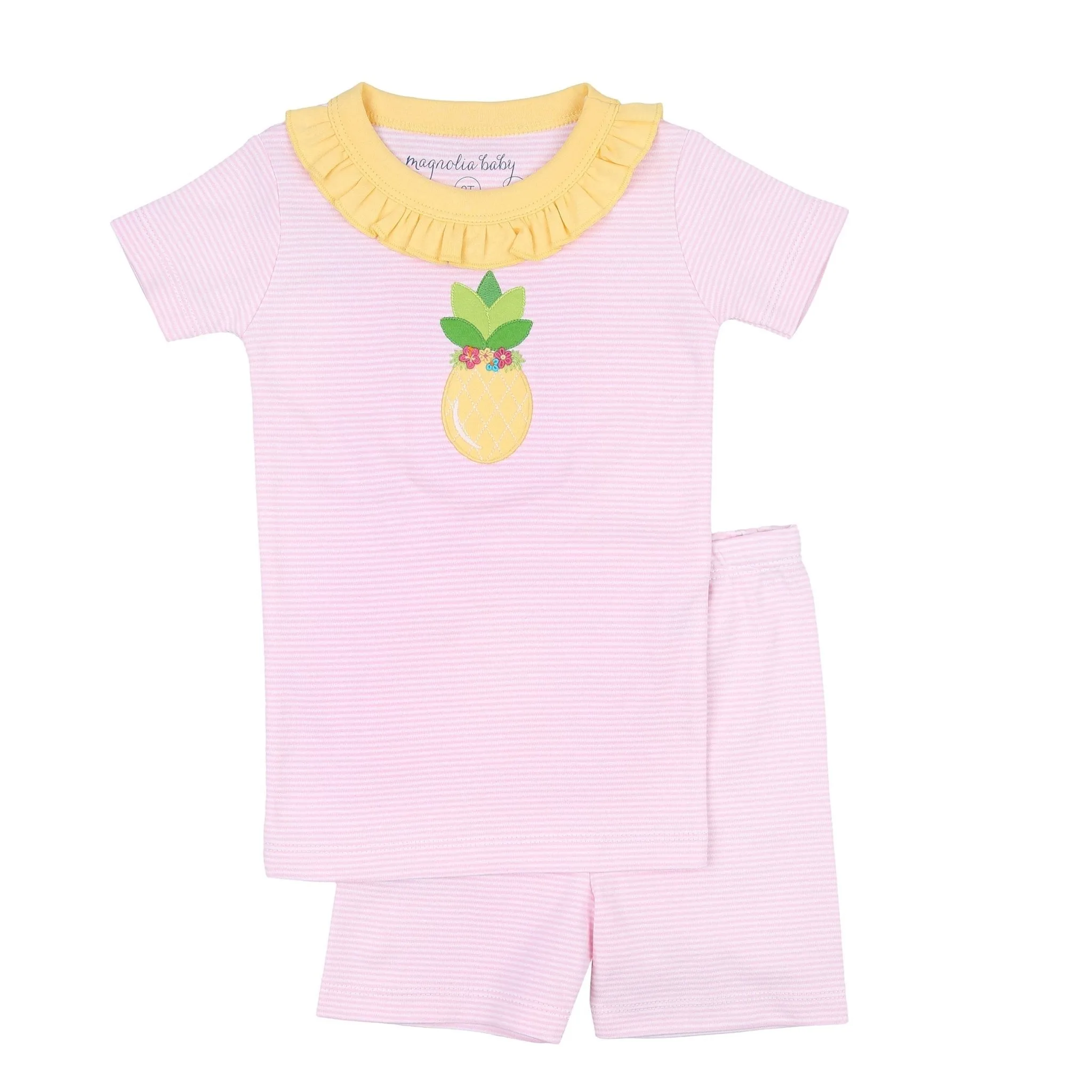 Tropical Pineapple Short Pajamas