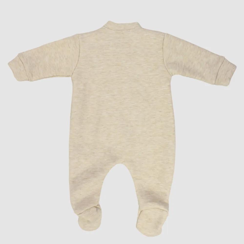 Unisex Little Puppy Long-Sleeved Baby Footie
