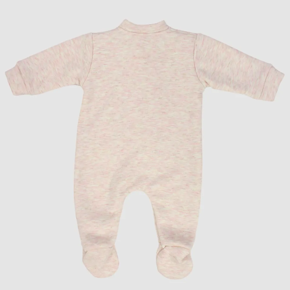 Unisex Little Puppy Long-Sleeved Baby Footie