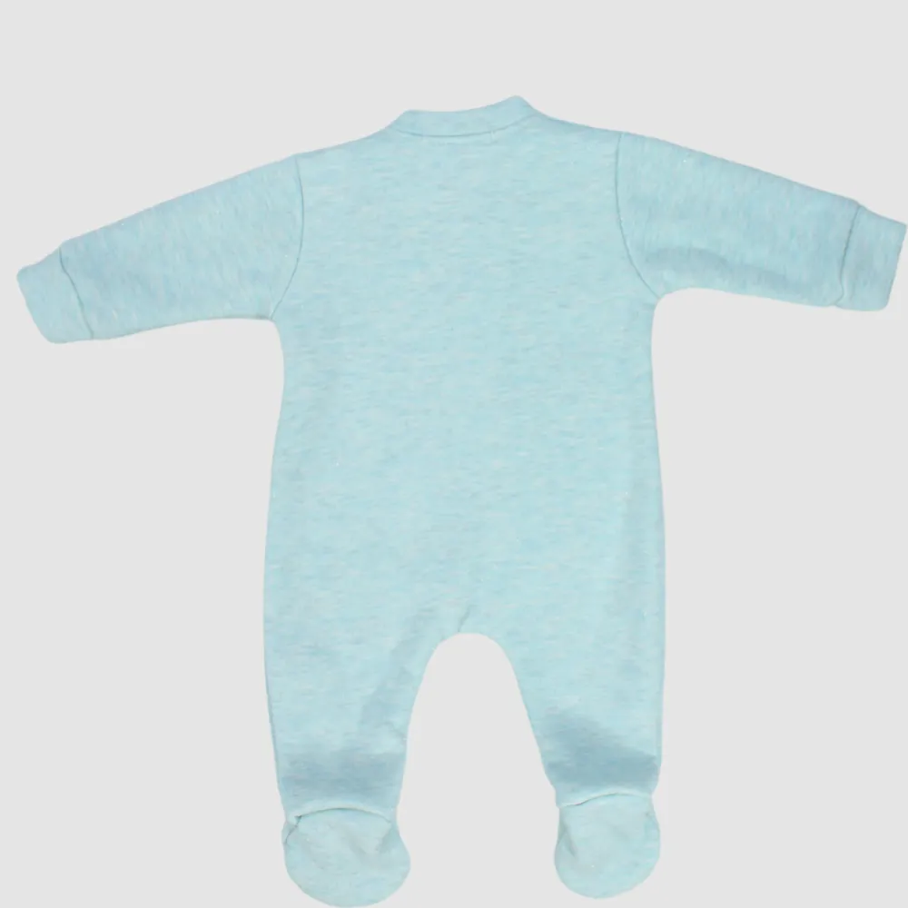 Unisex Little Puppy Long-Sleeved Baby Footie