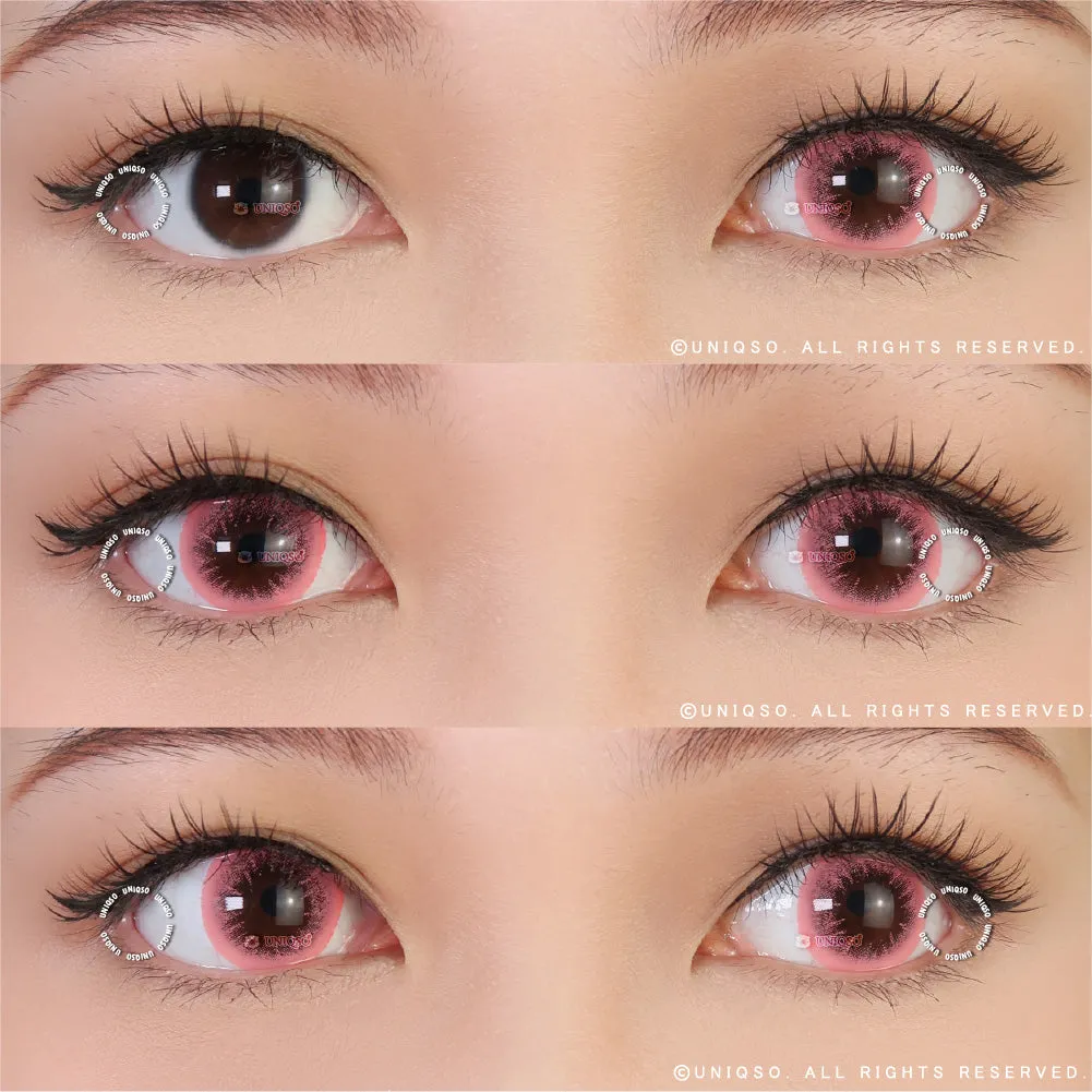 Western Eyes Bubble Pink (1 lens/pack)