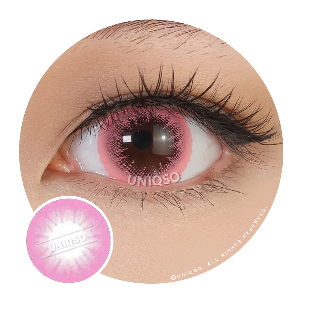 Western Eyes Bubble Pink (1 lens/pack)