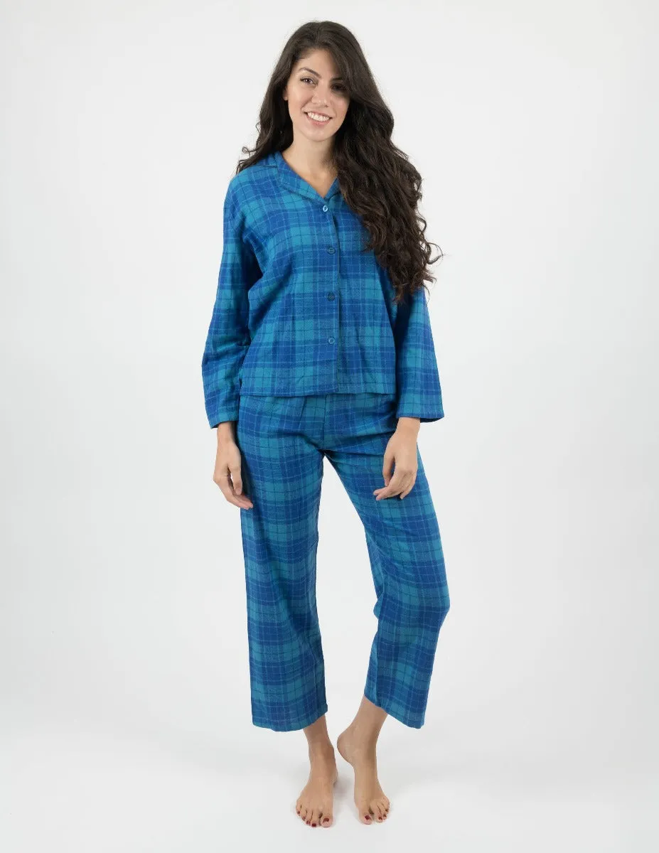 Women's Flannel Plaid Pajamas