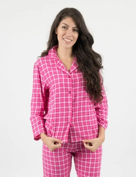 Women's Flannel Plaid Pajamas