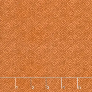 Woolies Flannel - On Point Orange Yardage