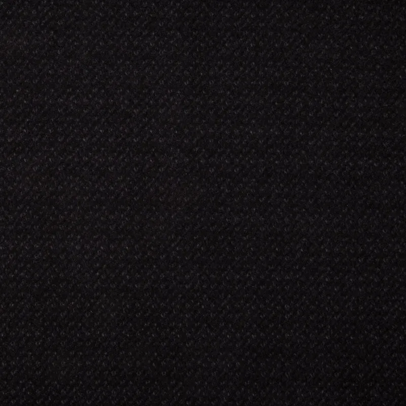 Woolies Flannel - Poodle Boucle Black Yardage
