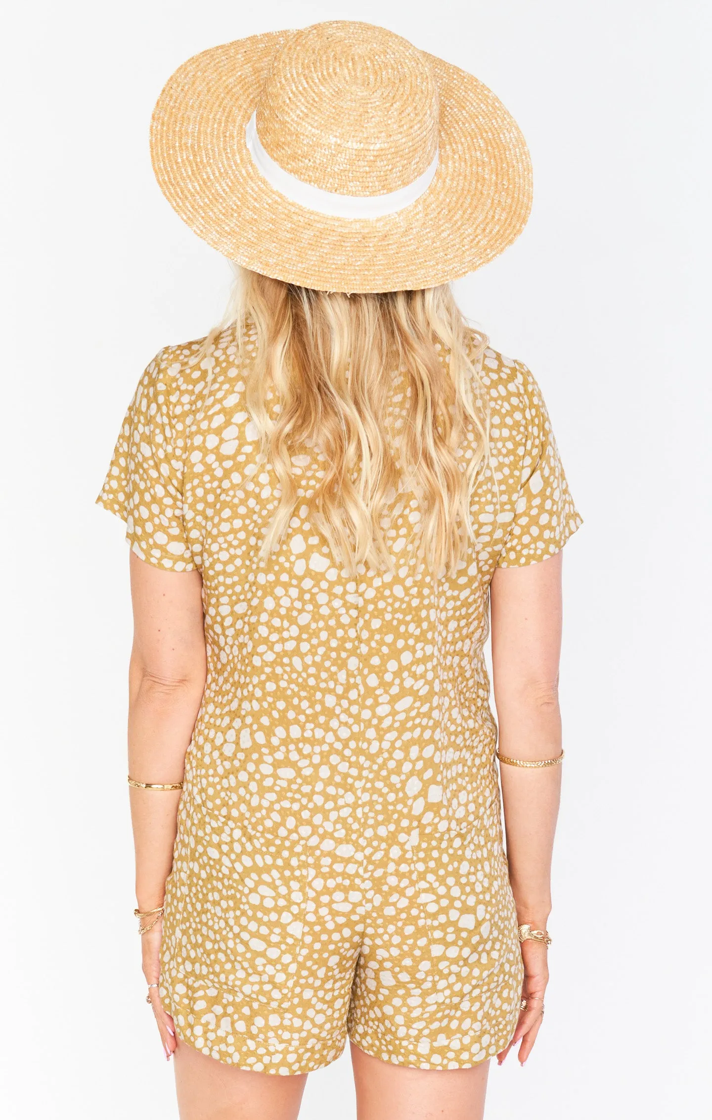 Yvette Romper ~ Desert Cheetah